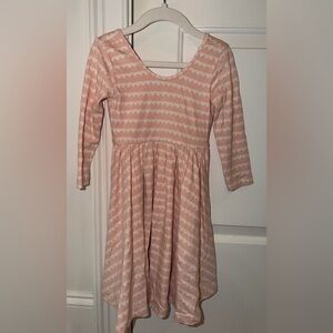 Alice + Ames Ballet Dress in Pink with Hearts - Size 5